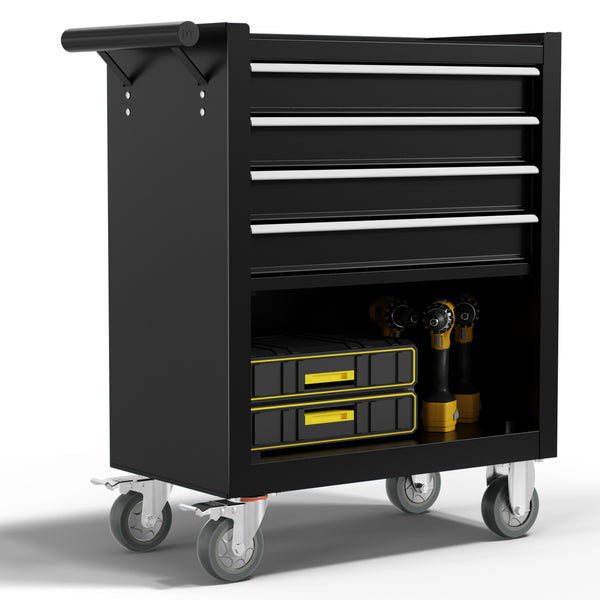 Odaof Rolling Tool Box with 4 Drawers