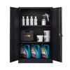 Metal Locking Storage Folding Filing Storage Cabinet for Home Office School Garage - RaDEWAY