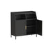 Metal Buffet Sideboard Cabinet with Storage,Storage Cabinet Modern Sideboard Buffet Table with Doors - RaDEWAY