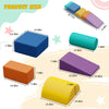 5PCs Soft Foam Climbing Blocks Play Blocks Set for Toddlers 1-3 Indoor - RaDEWAY