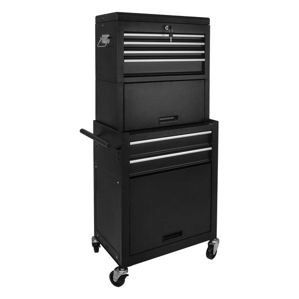 6-Drawer High Capacity Rolling Tool Chest Storage Cabinet with Wheels for Garage Workshop - RaDEWAY