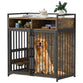 Odaof Dog Crate Furniture with Storage Shelf Sturdy and Chew-Resistant